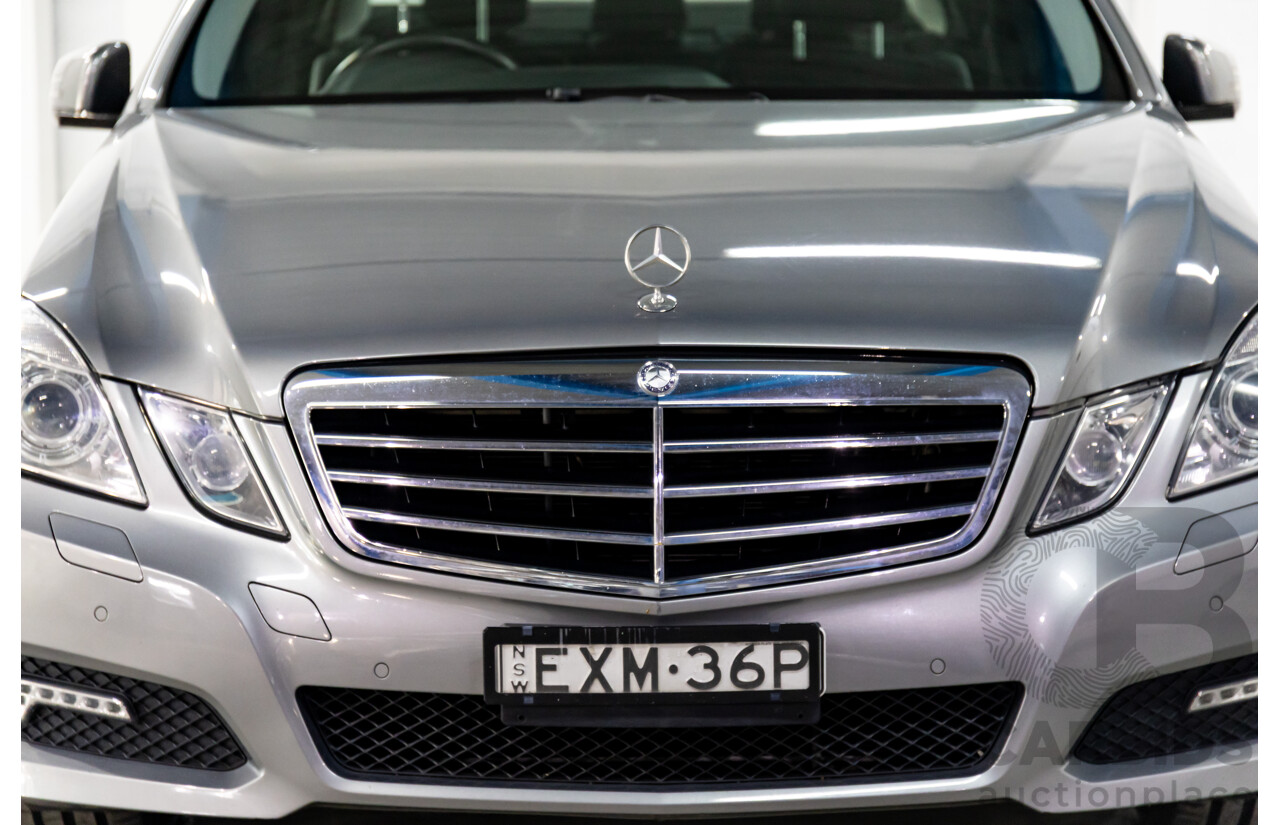 12/2009 Mercedes-Benz E350 Avantgarde W212 4d Sedan Palladium Silver Metallic V6 3.5L