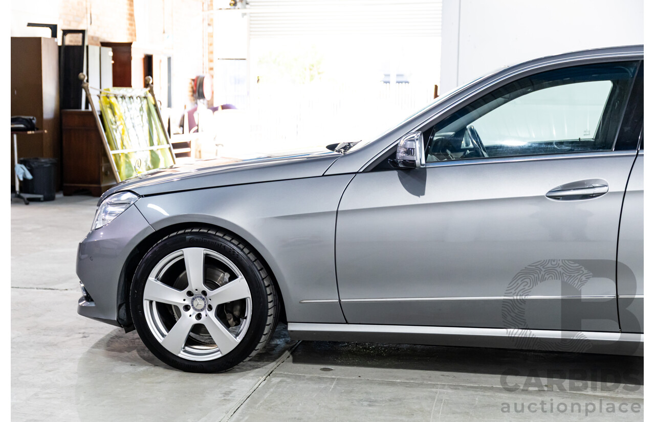 12/2009 Mercedes-Benz E350 Avantgarde W212 4d Sedan Palladium Silver Metallic V6 3.5L