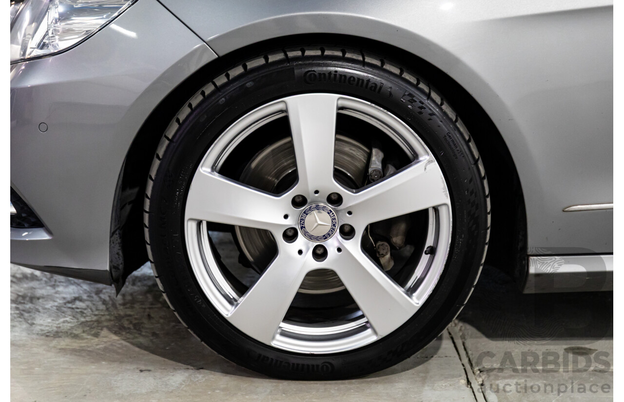 12/2009 Mercedes-Benz E350 Avantgarde W212 4d Sedan Palladium Silver Metallic V6 3.5L