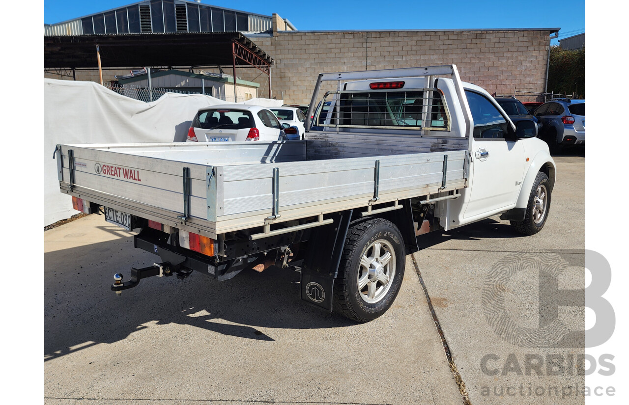 5/2014 Great Wall V240 (4x2) K2 MY11 C/Chas White 2.4L