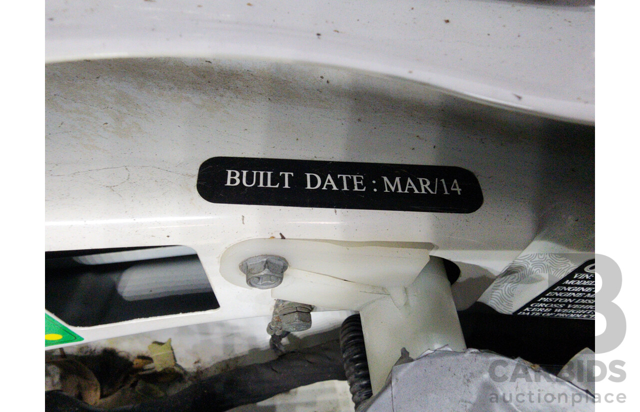 5/2014 Great Wall V240 (4x2) K2 MY11 C/Chas White 2.4L