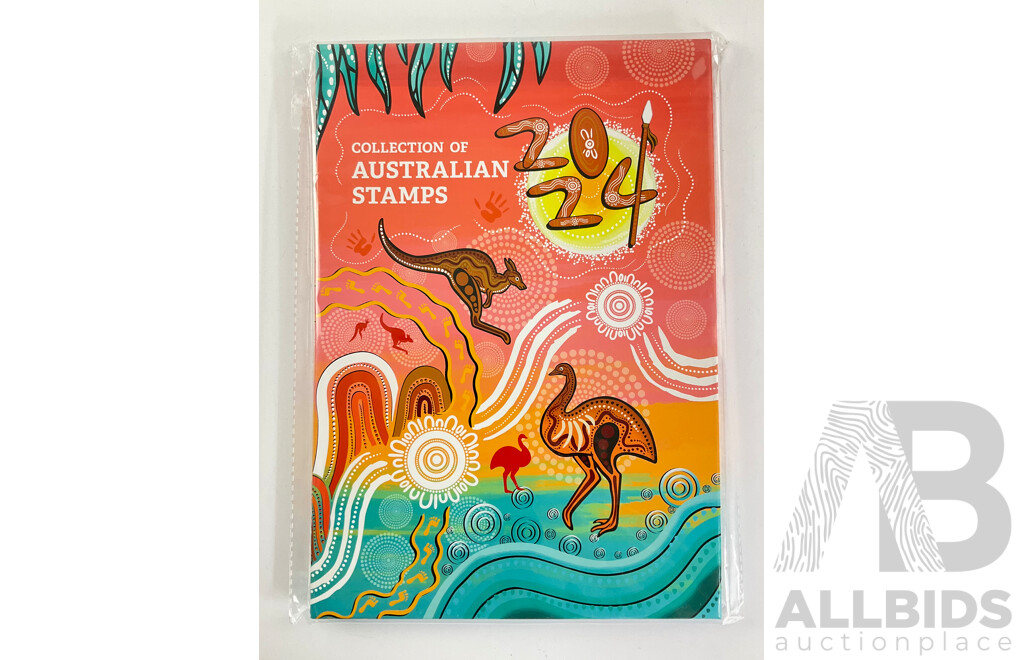 Australian 2024 Annual Stamp Album - Face Value $133