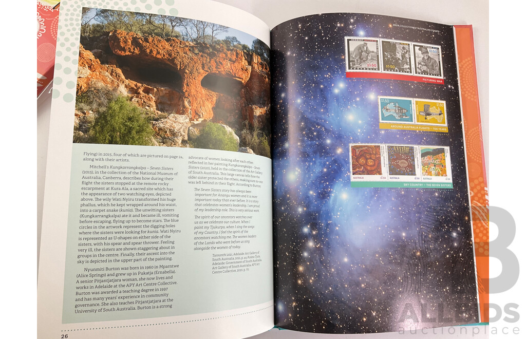 Australian 2024 Annual Stamp Album - Face Value $133