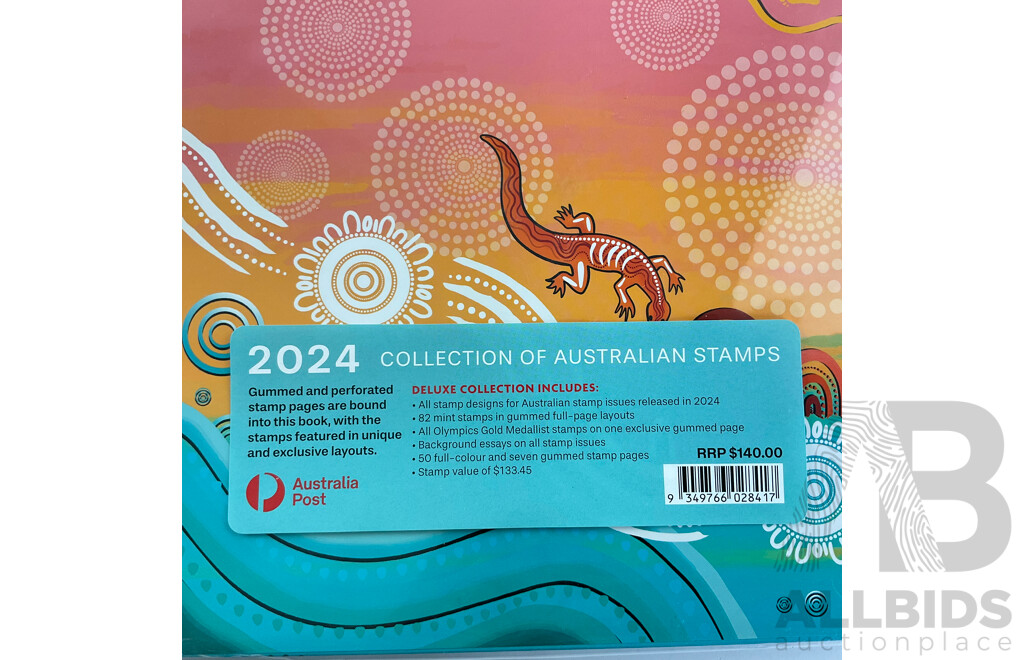 Australian 2024 Annual Stamp Album - Face Value $133