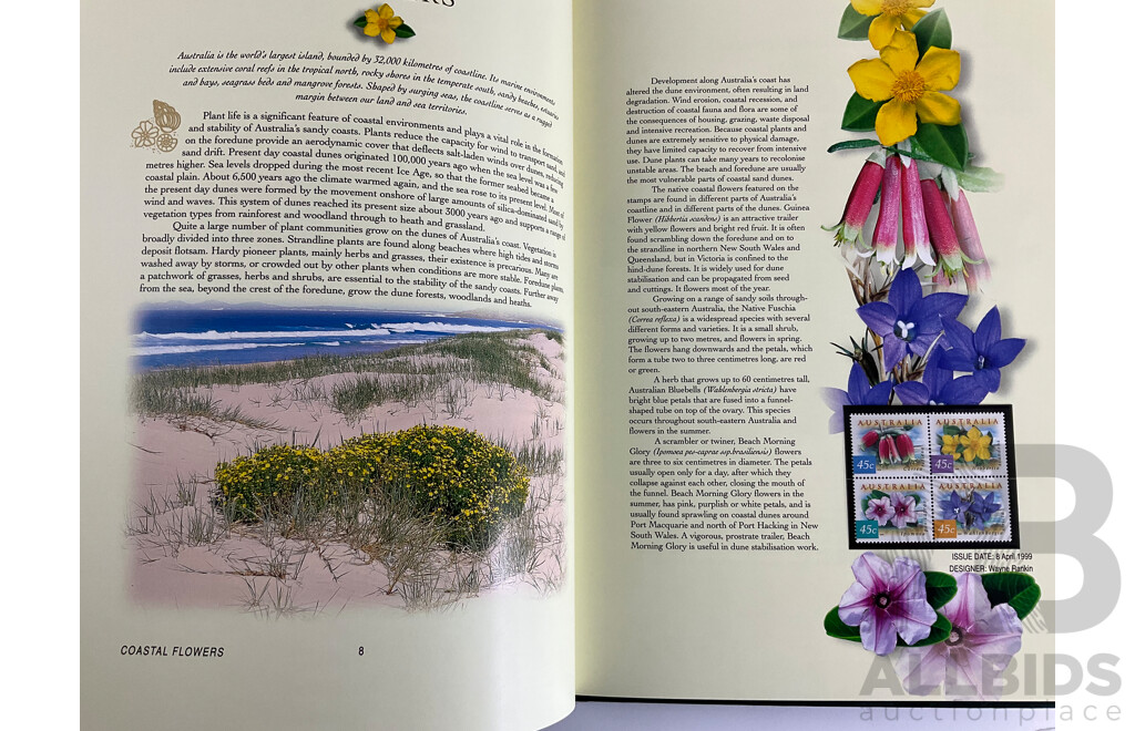 Three Australian Annual Stamp Albums 1997, 1998, 1999 - Face Value $135