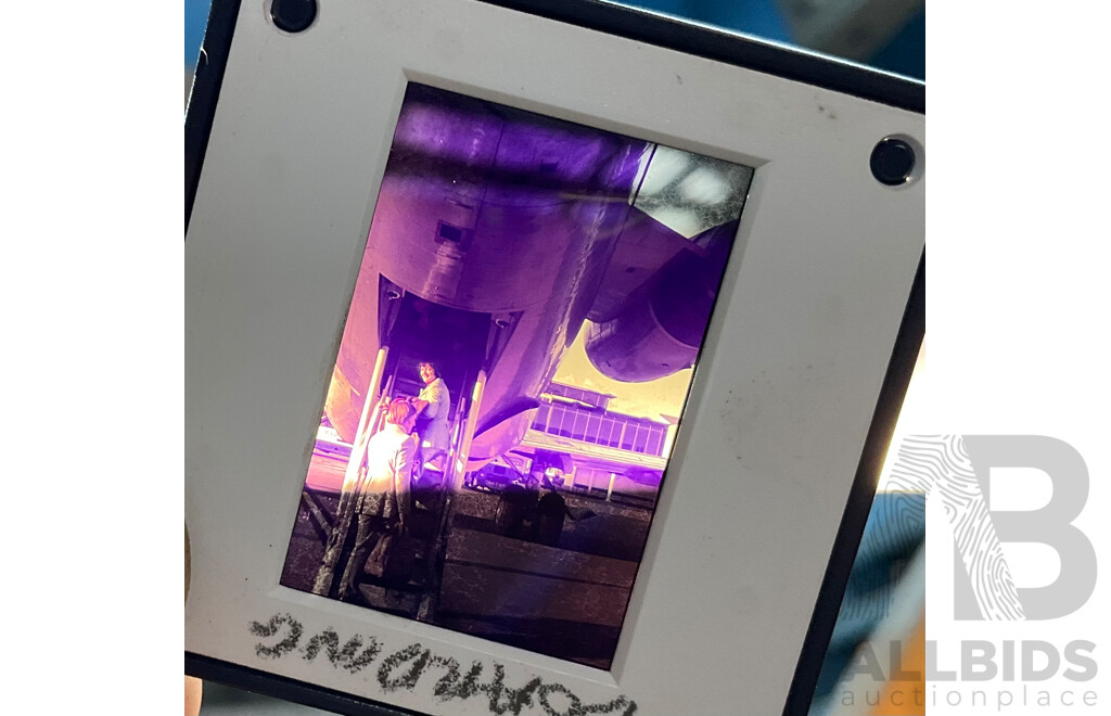 2 X Vintage HANIMEX 35mm Slide Projectors (800RF & 1800RF) with 3 X Han-o-matic Magazines