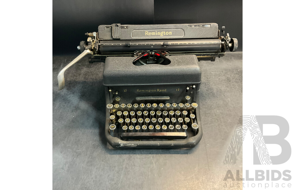 Remington Rand Typewriter 17