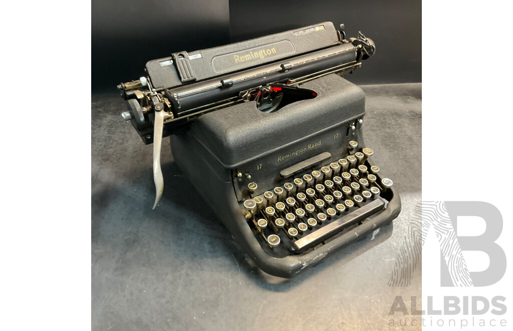 Remington Rand Typewriter 17