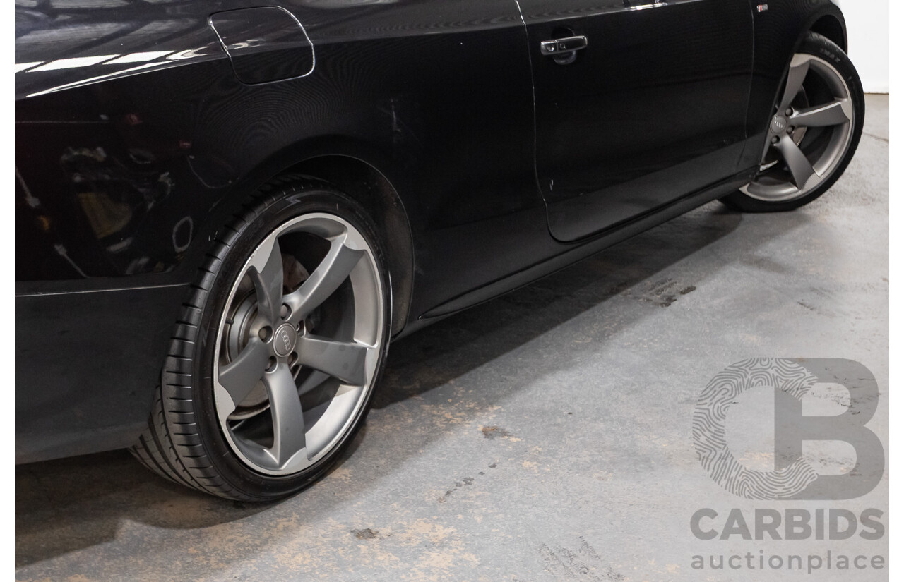 4/2014 Audi A5 2.0 TFSI Quattro (AWD) S-Line Pack 8T MY14 2d Coupe Phantom Black Turbo 2.0L