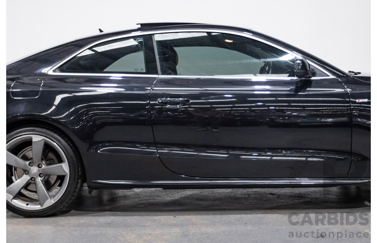 4/2014 Audi A5 2.0 TFSI Quattro (AWD) S-Line Pack 8T MY14 2d Coupe Phantom Black Turbo 2.0L