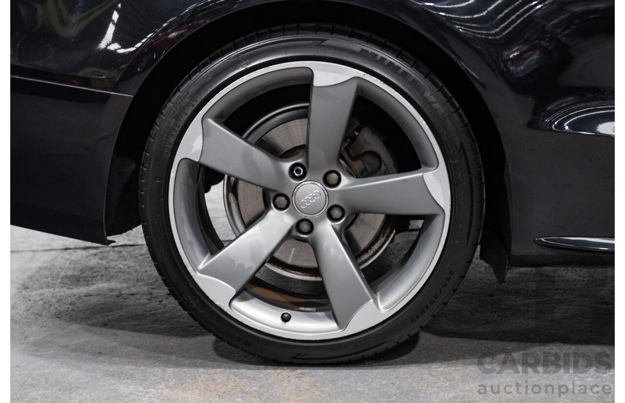 4/2014 Audi A5 2.0 TFSI Quattro (AWD) S-Line Pack 8T MY14 2d Coupe Phantom Black Turbo 2.0L