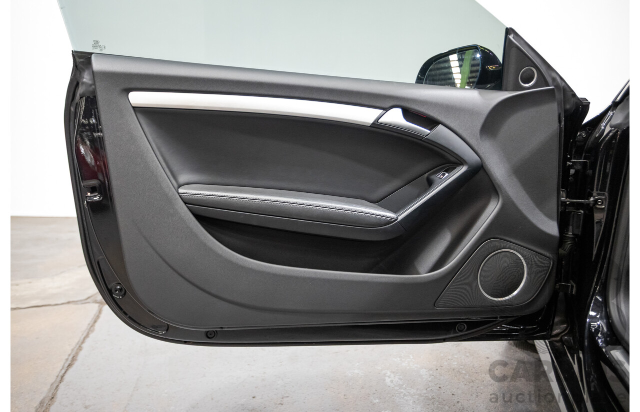 4/2014 Audi A5 2.0 TFSI Quattro (AWD) S-Line Pack 8T MY14 2d Coupe Phantom Black Turbo 2.0L