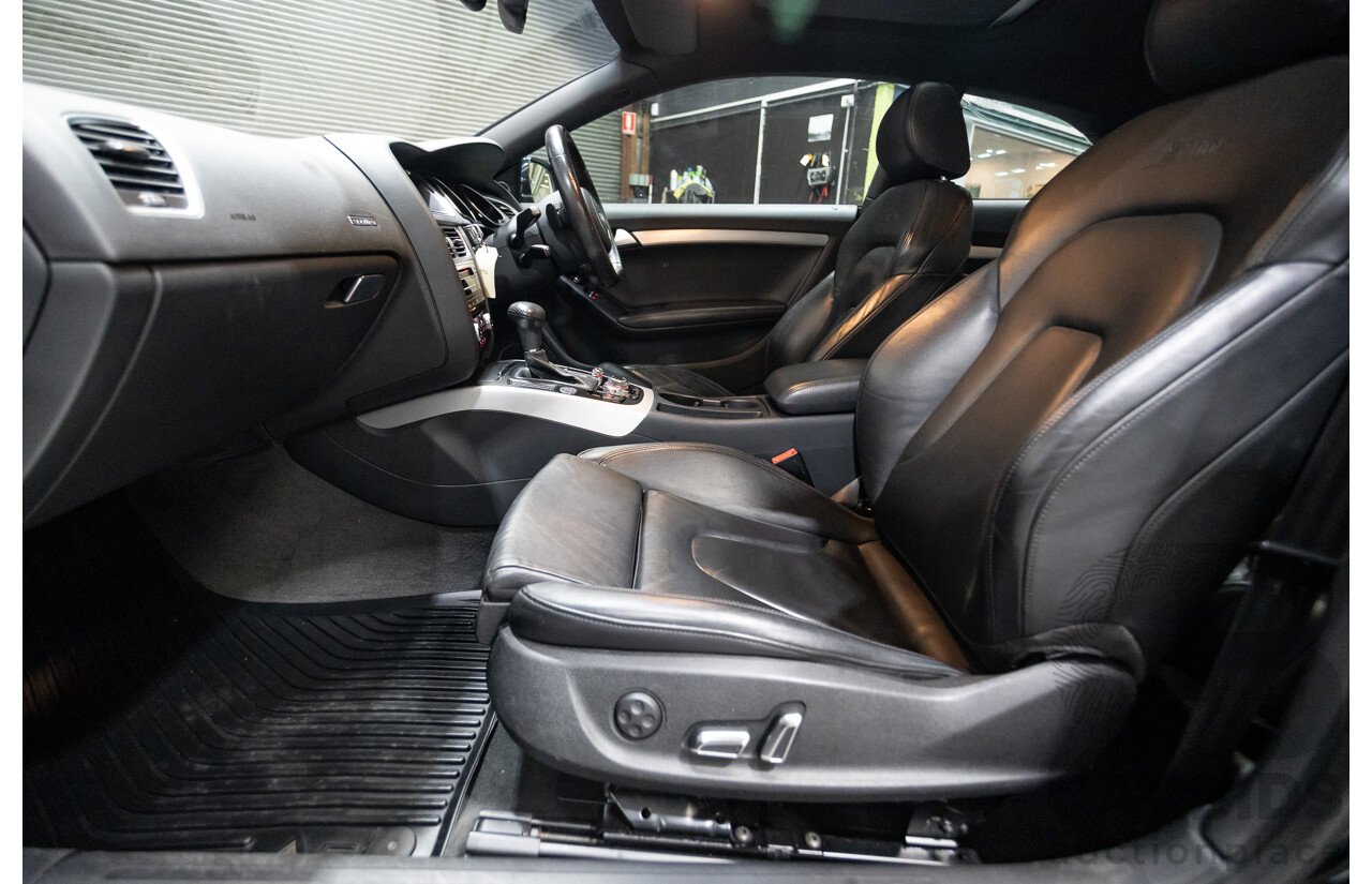 4/2014 Audi A5 2.0 TFSI Quattro (AWD) S-Line Pack 8T MY14 2d Coupe Phantom Black Turbo 2.0L