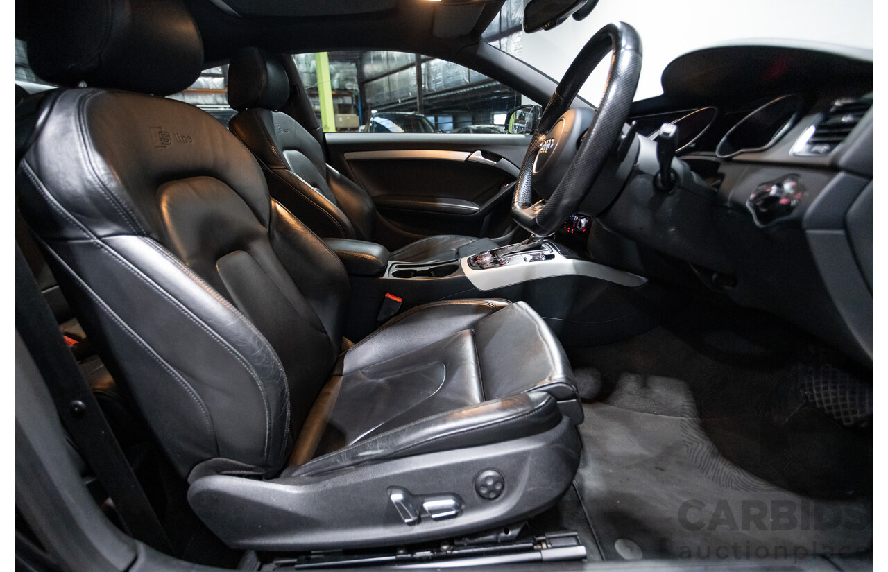 4/2014 Audi A5 2.0 TFSI Quattro (AWD) S-Line Pack 8T MY14 2d Coupe Phantom Black Turbo 2.0L