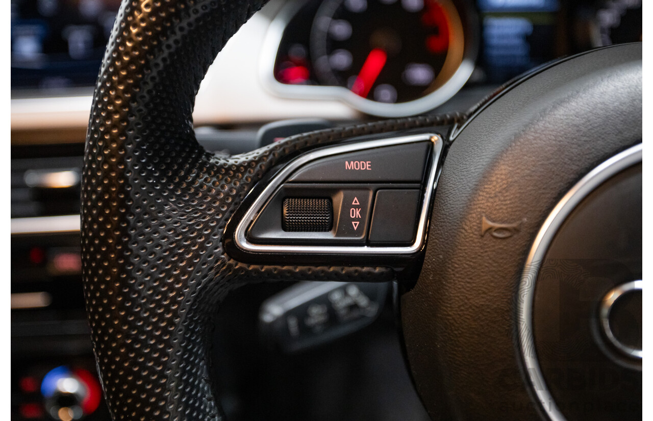 4/2014 Audi A5 2.0 TFSI Quattro (AWD) S-Line Pack 8T MY14 2d Coupe Phantom Black Turbo 2.0L