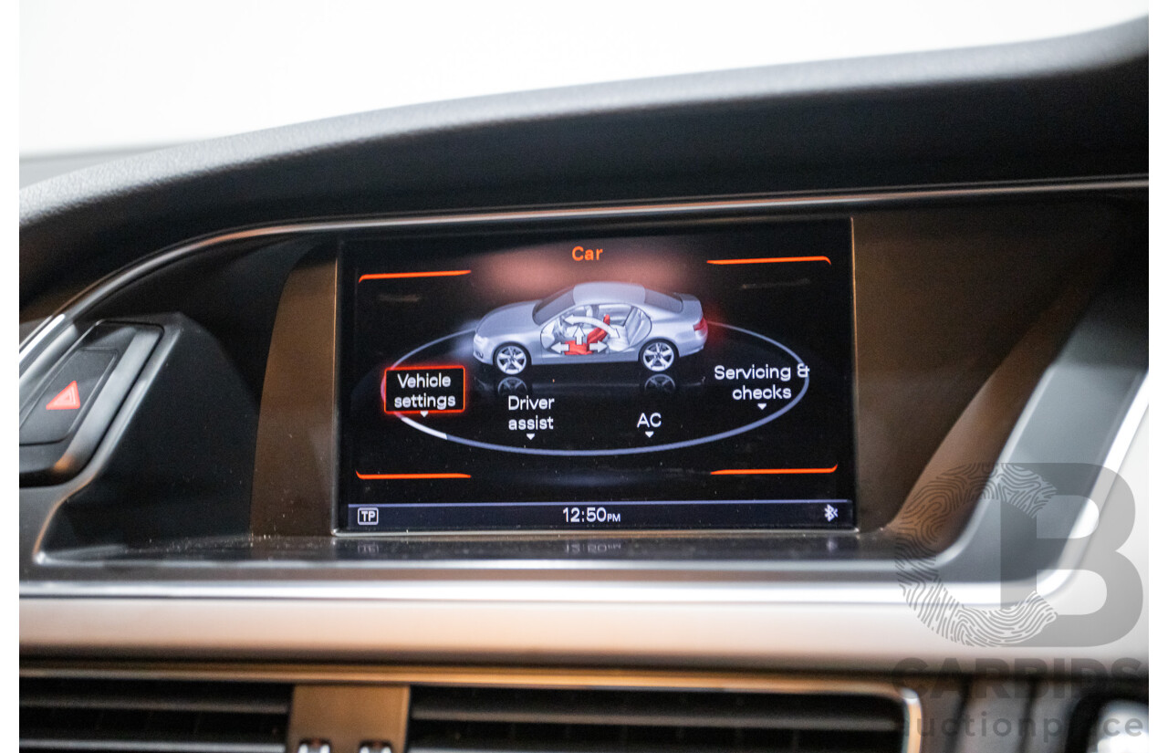 4/2014 Audi A5 2.0 TFSI Quattro (AWD) S-Line Pack 8T MY14 2d Coupe Phantom Black Turbo 2.0L