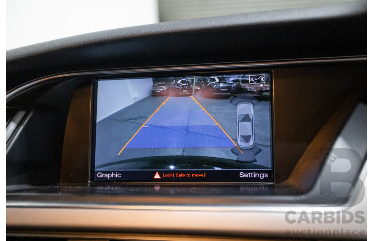 4/2014 Audi A5 2.0 TFSI Quattro (AWD) S-Line Pack 8T MY14 2d Coupe Phantom Black Turbo 2.0L