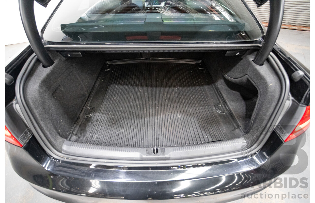 4/2014 Audi A5 2.0 TFSI Quattro (AWD) S-Line Pack 8T MY14 2d Coupe Phantom Black Turbo 2.0L