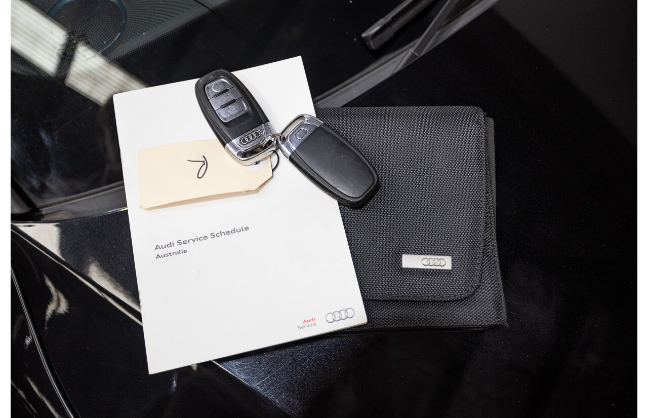 4/2014 Audi A5 2.0 TFSI Quattro (AWD) S-Line Pack 8T MY14 2d Coupe Phantom Black Turbo 2.0L