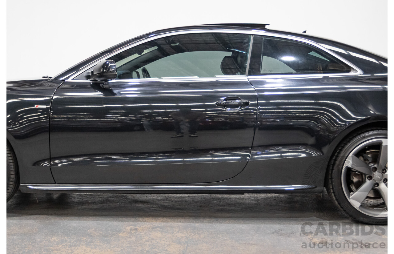 4/2014 Audi A5 2.0 TFSI Quattro (AWD) S-Line Pack 8T MY14 2d Coupe Phantom Black Turbo 2.0L