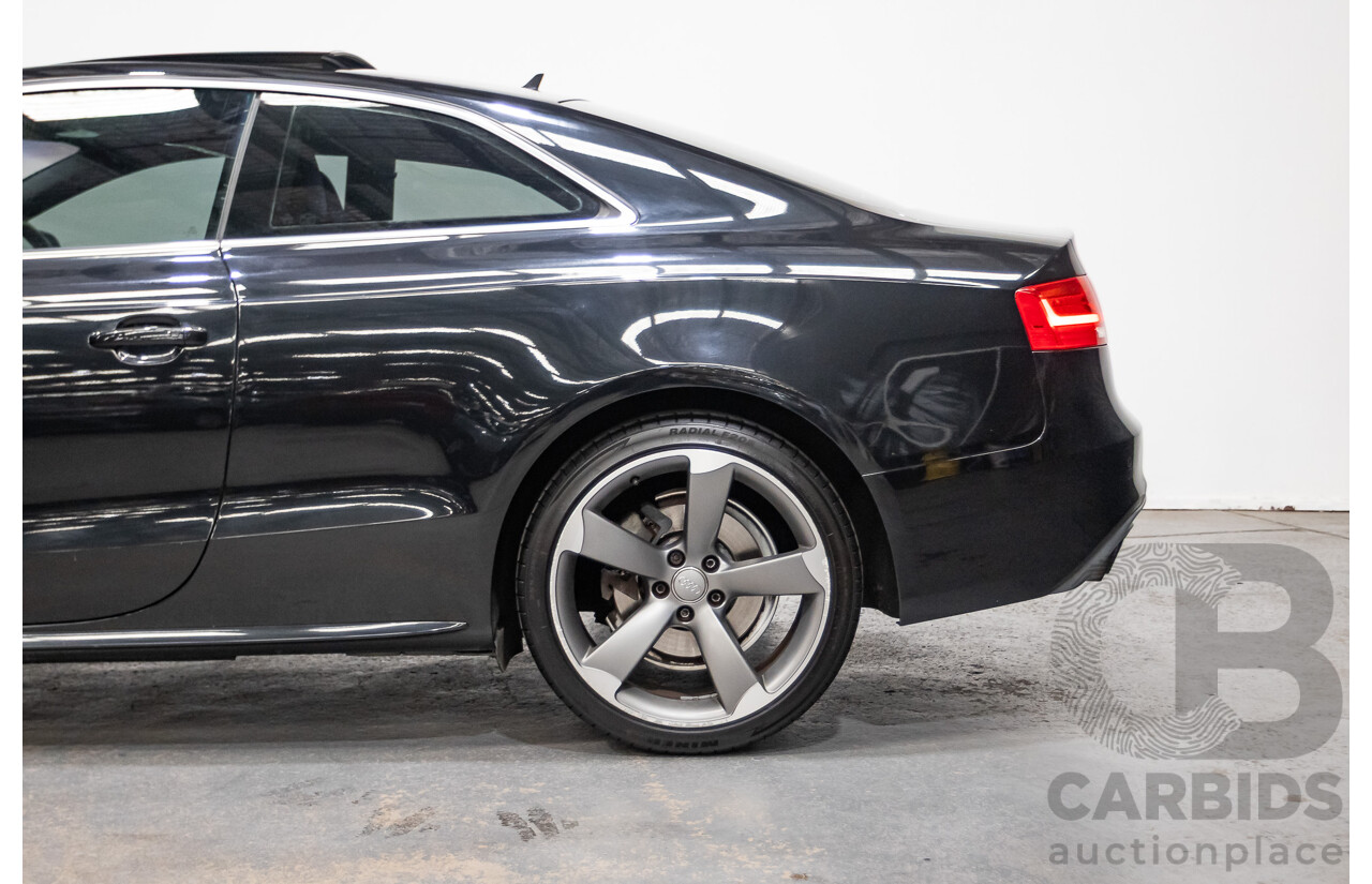 4/2014 Audi A5 2.0 TFSI Quattro (AWD) S-Line Pack 8T MY14 2d Coupe Phantom Black Turbo 2.0L