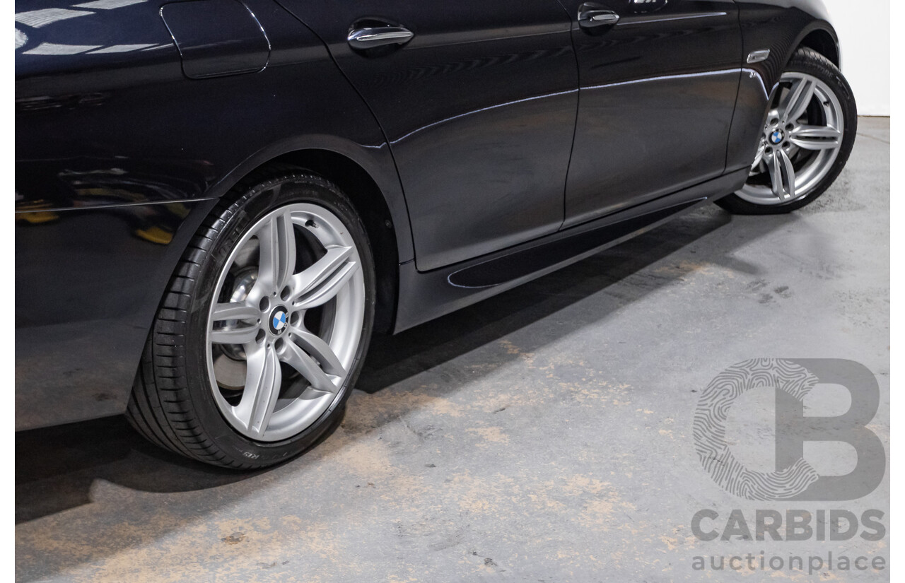 5/2014 BMW 550i LCI M-Sport F10 MY14 4d Sedan Carbon Black Metallic Twin Turbo V8 4.4L