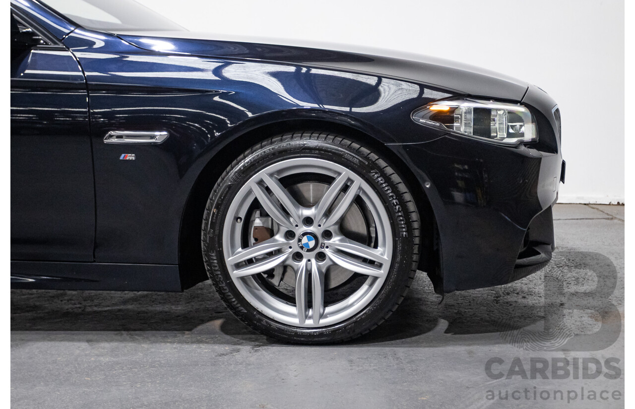 5/2014 BMW 550i LCI M-Sport F10 MY14 4d Sedan Carbon Black Metallic Twin Turbo V8 4.4L