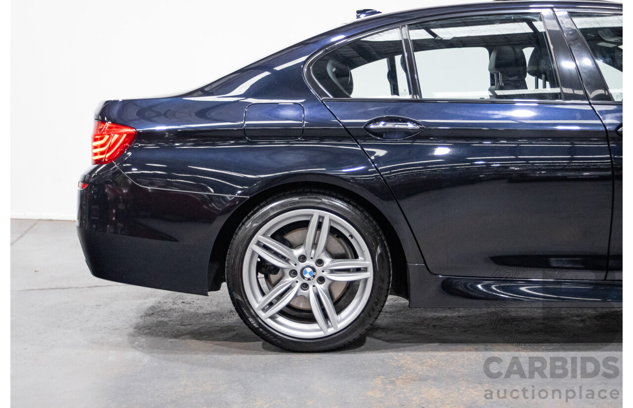 5/2014 BMW 550i LCI M-Sport F10 MY14 4d Sedan Carbon Black Metallic Twin Turbo V8 4.4L