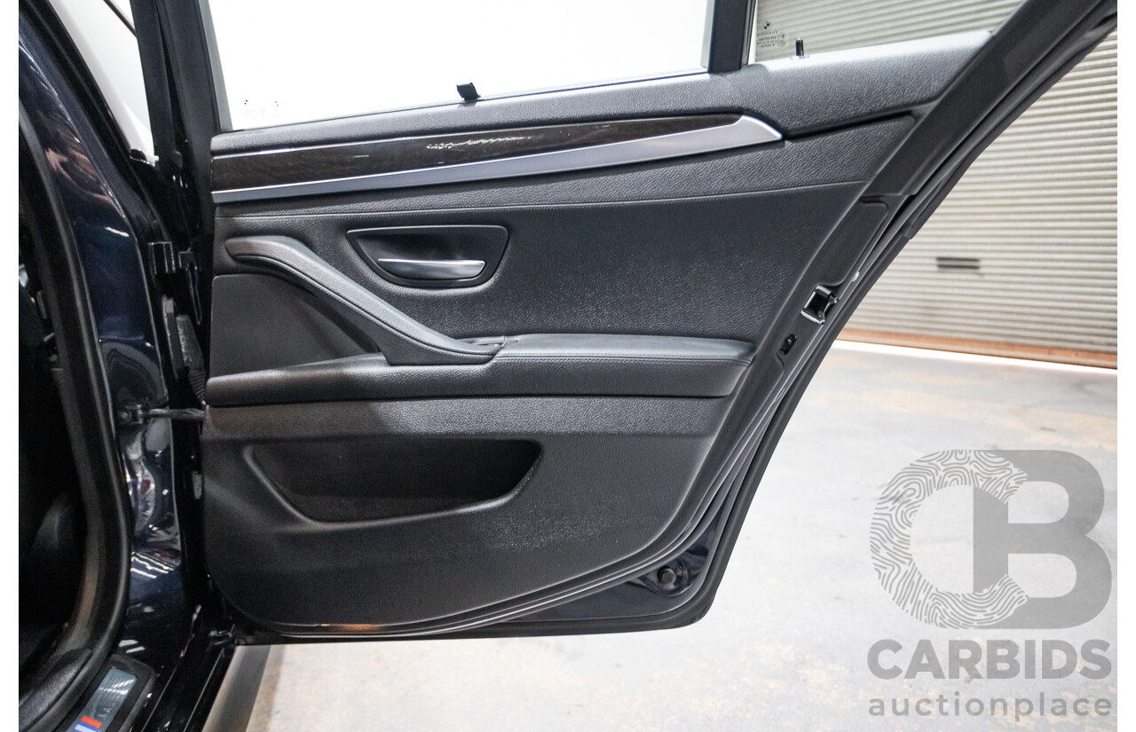 5/2014 BMW 550i LCI M-Sport F10 MY14 4d Sedan Carbon Black Metallic Twin Turbo V8 4.4L