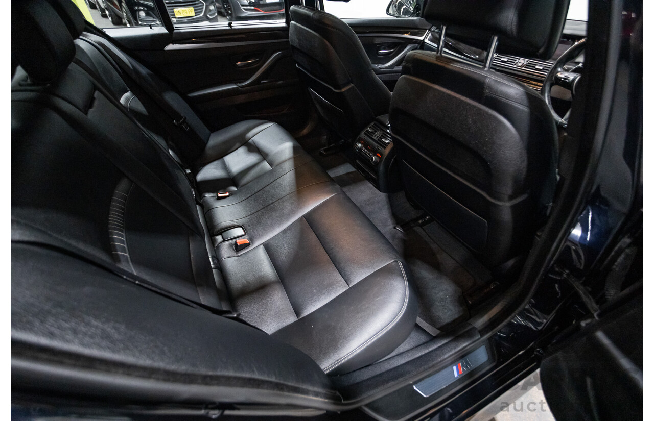 5/2014 BMW 550i LCI M-Sport F10 MY14 4d Sedan Carbon Black Metallic Twin Turbo V8 4.4L
