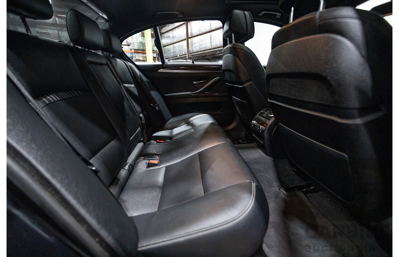 5/2014 BMW 550i LCI M-Sport F10 MY14 4d Sedan Carbon Black Metallic Twin Turbo V8 4.4L