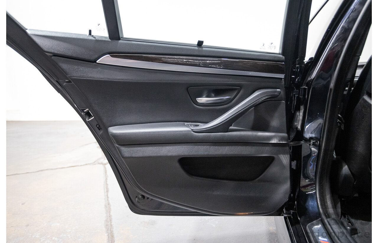 5/2014 BMW 550i LCI M-Sport F10 MY14 4d Sedan Carbon Black Metallic Twin Turbo V8 4.4L