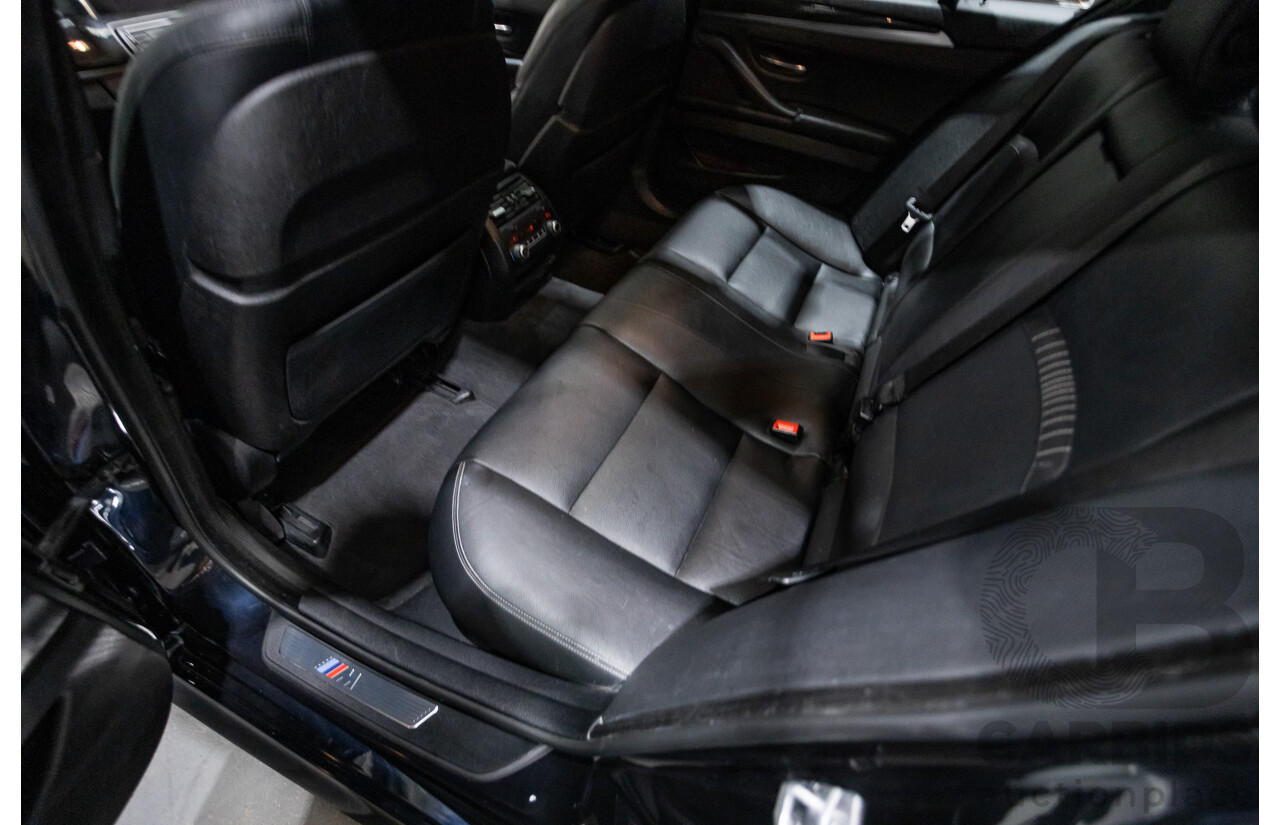 5/2014 BMW 550i LCI M-Sport F10 MY14 4d Sedan Carbon Black Metallic Twin Turbo V8 4.4L