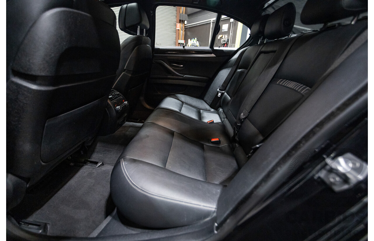 5/2014 BMW 550i LCI M-Sport F10 MY14 4d Sedan Carbon Black Metallic Twin Turbo V8 4.4L