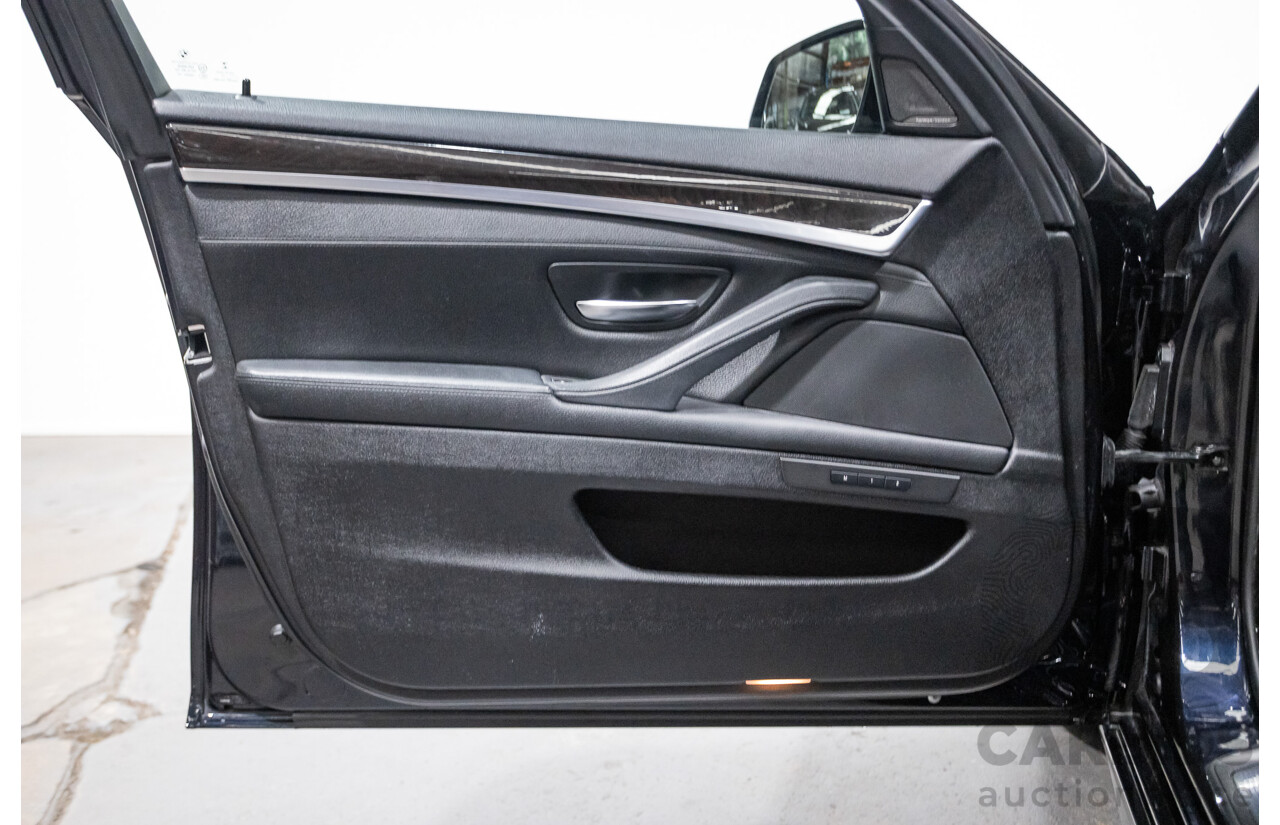 5/2014 BMW 550i LCI M-Sport F10 MY14 4d Sedan Carbon Black Metallic Twin Turbo V8 4.4L