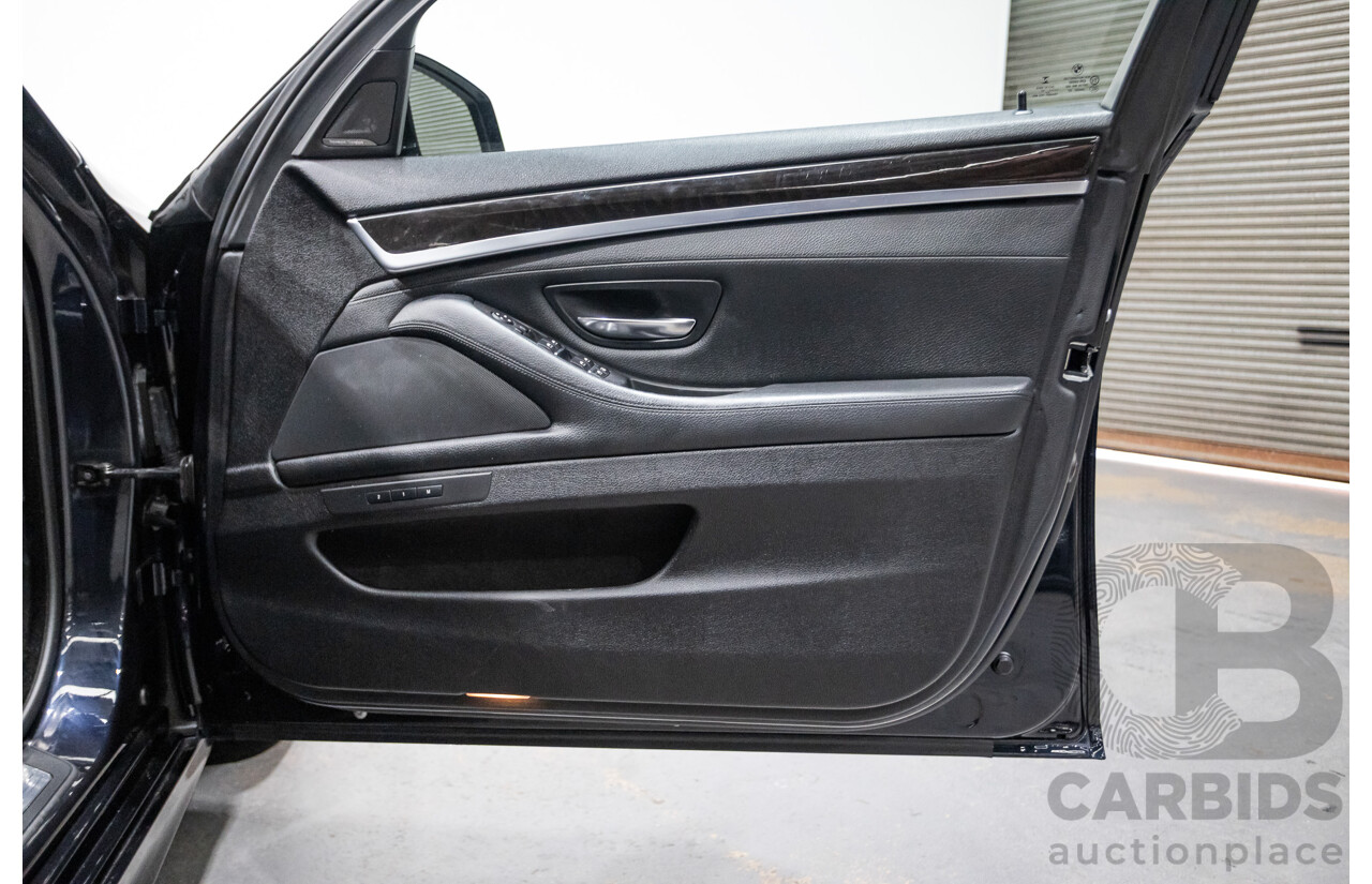 5/2014 BMW 550i LCI M-Sport F10 MY14 4d Sedan Carbon Black Metallic Twin Turbo V8 4.4L