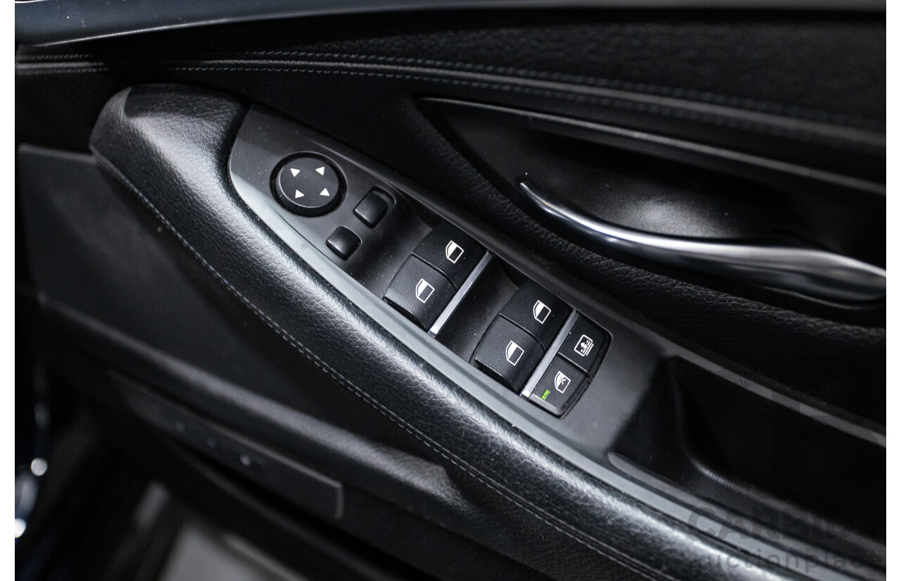 5/2014 BMW 550i LCI M-Sport F10 MY14 4d Sedan Carbon Black Metallic Twin Turbo V8 4.4L