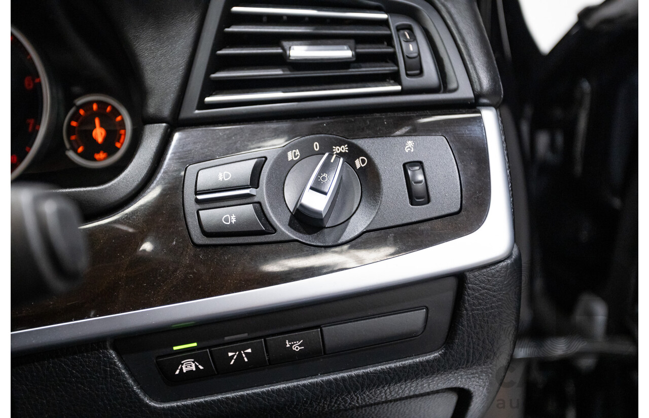 5/2014 BMW 550i LCI M-Sport F10 MY14 4d Sedan Carbon Black Metallic Twin Turbo V8 4.4L