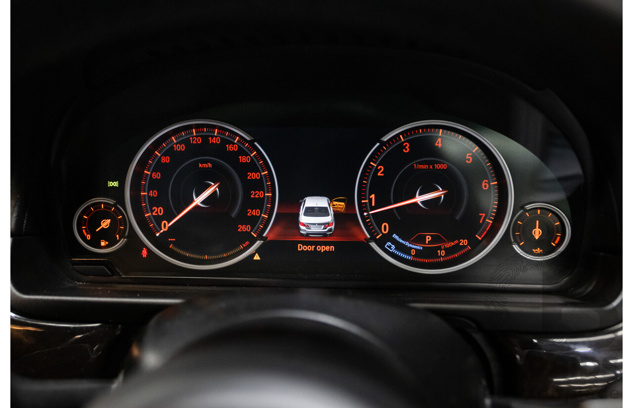 5/2014 BMW 550i LCI M-Sport F10 MY14 4d Sedan Carbon Black Metallic Twin Turbo V8 4.4L