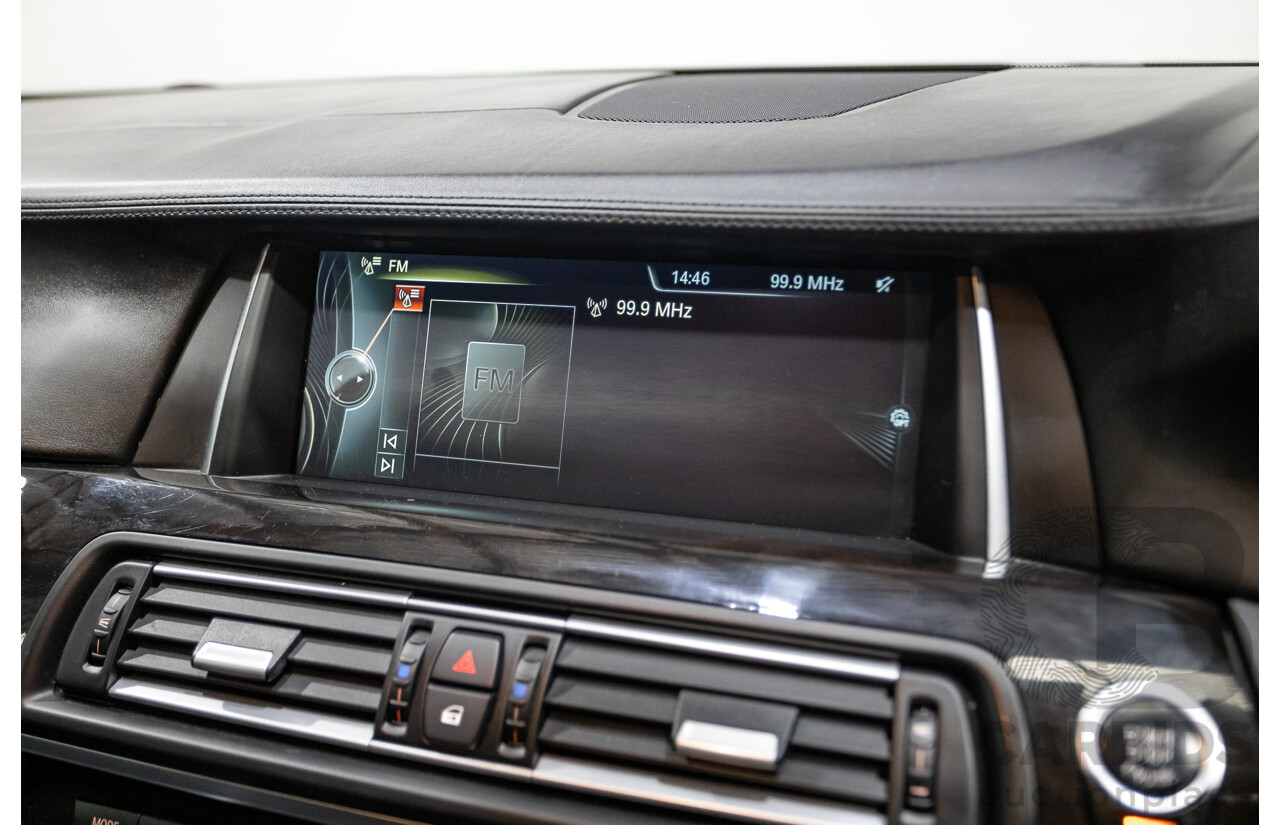 5/2014 BMW 550i LCI M-Sport F10 MY14 4d Sedan Carbon Black Metallic Twin Turbo V8 4.4L