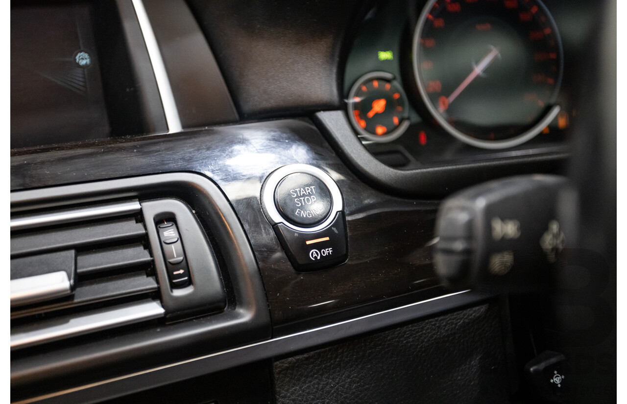 5/2014 BMW 550i LCI M-Sport F10 MY14 4d Sedan Carbon Black Metallic Twin Turbo V8 4.4L