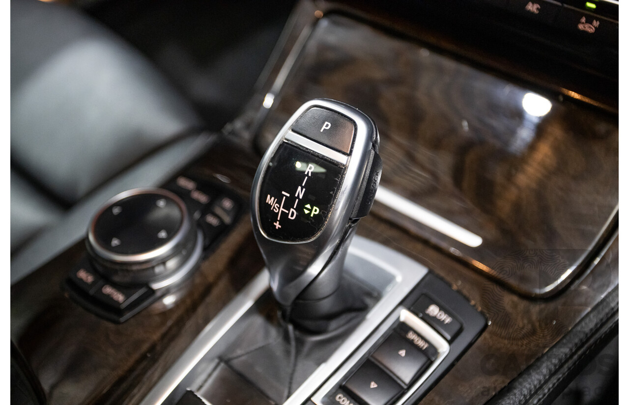 5/2014 BMW 550i LCI M-Sport F10 MY14 4d Sedan Carbon Black Metallic Twin Turbo V8 4.4L