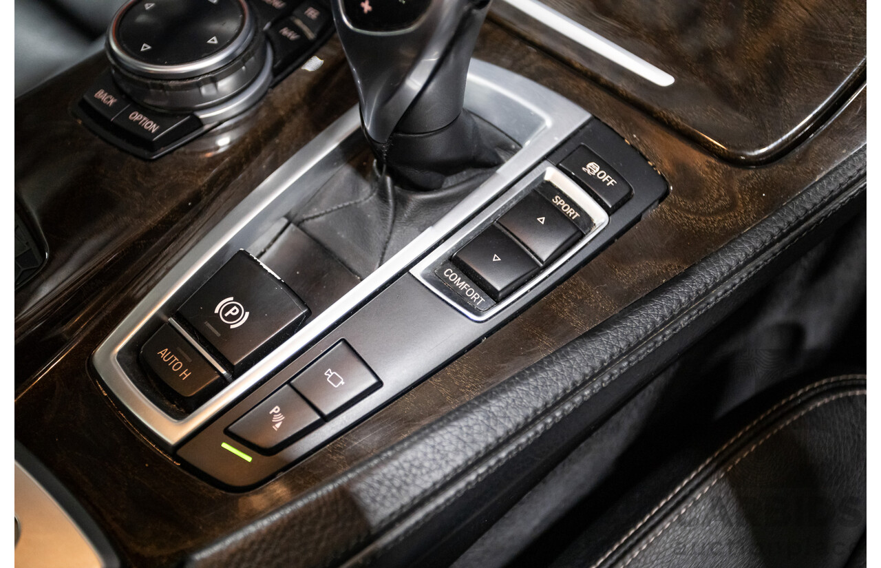 5/2014 BMW 550i LCI M-Sport F10 MY14 4d Sedan Carbon Black Metallic Twin Turbo V8 4.4L