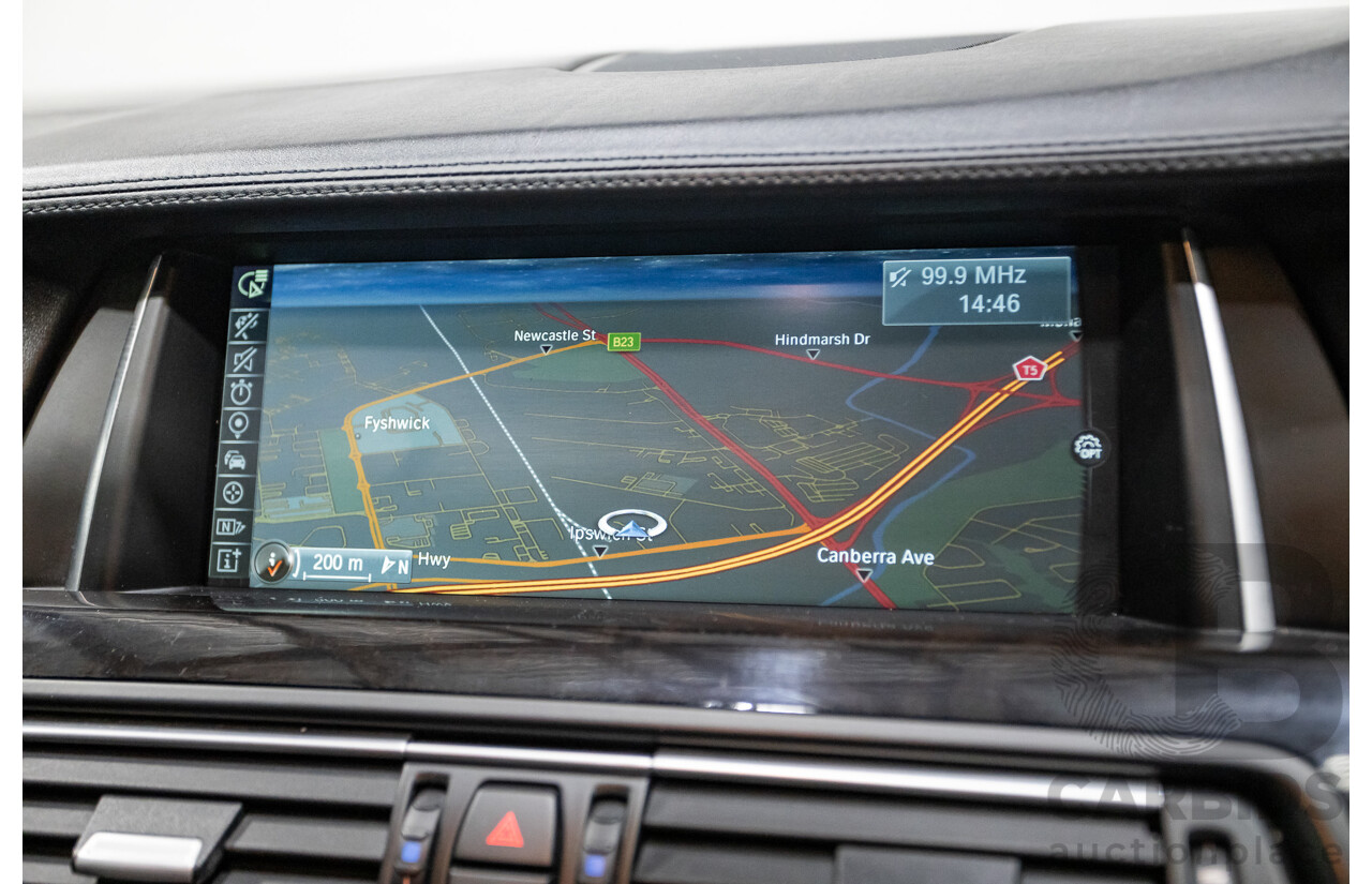 5/2014 BMW 550i LCI M-Sport F10 MY14 4d Sedan Carbon Black Metallic Twin Turbo V8 4.4L