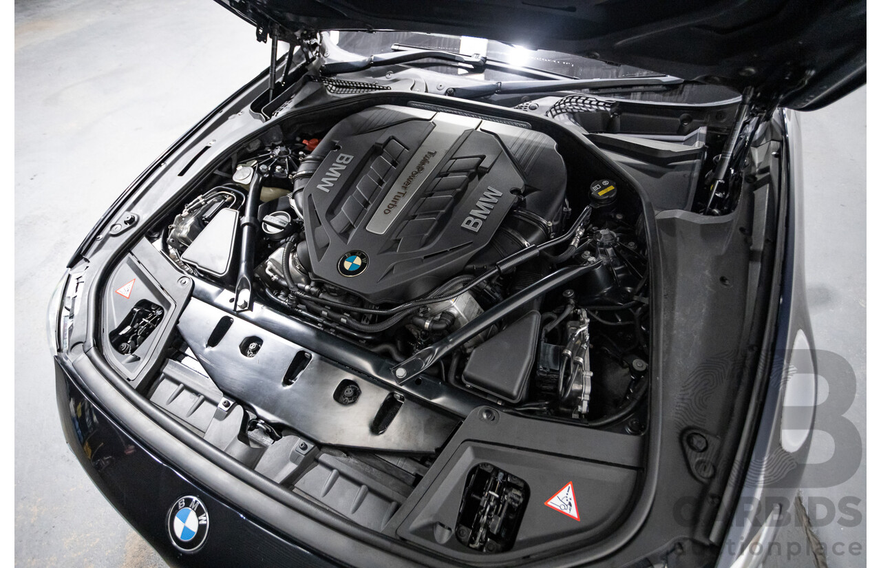 5/2014 BMW 550i LCI M-Sport F10 MY14 4d Sedan Carbon Black Metallic Twin Turbo V8 4.4L
