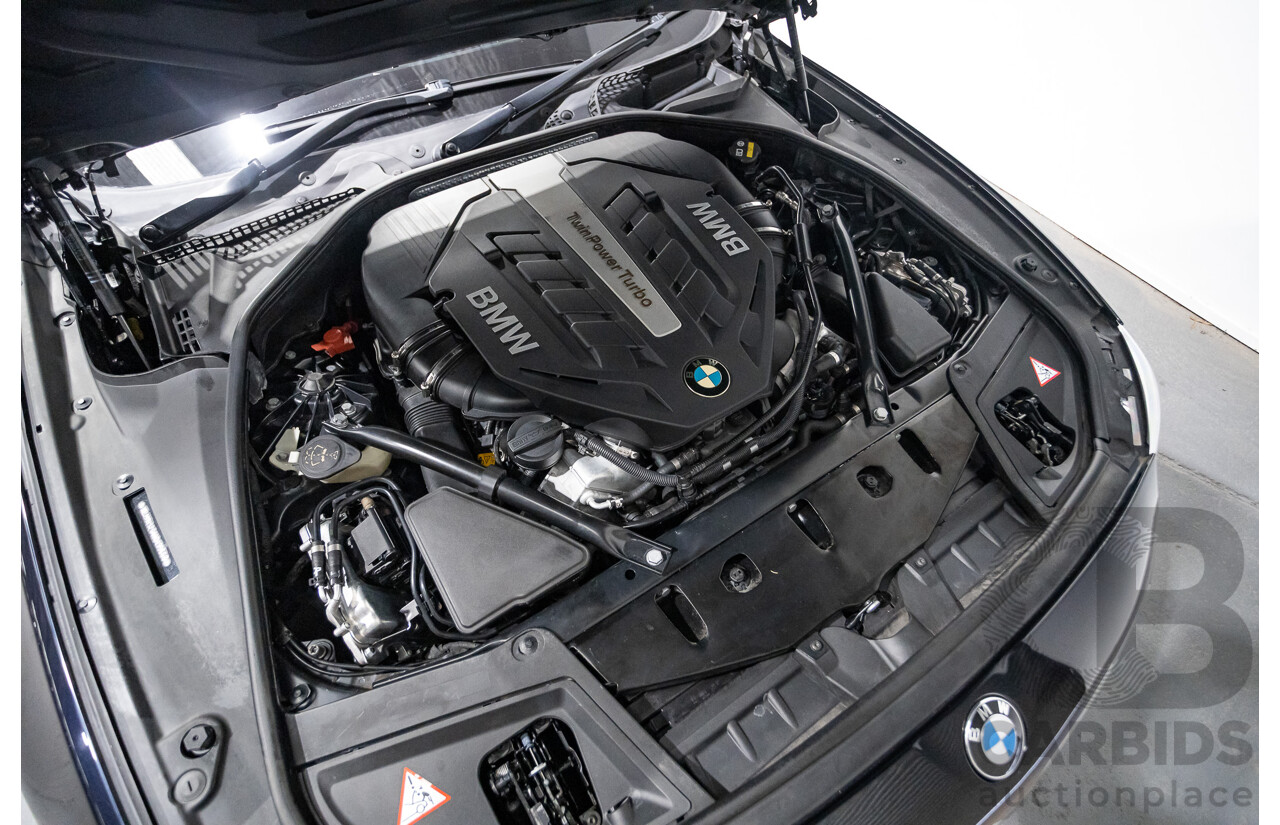 5/2014 BMW 550i LCI M-Sport F10 MY14 4d Sedan Carbon Black Metallic Twin Turbo V8 4.4L