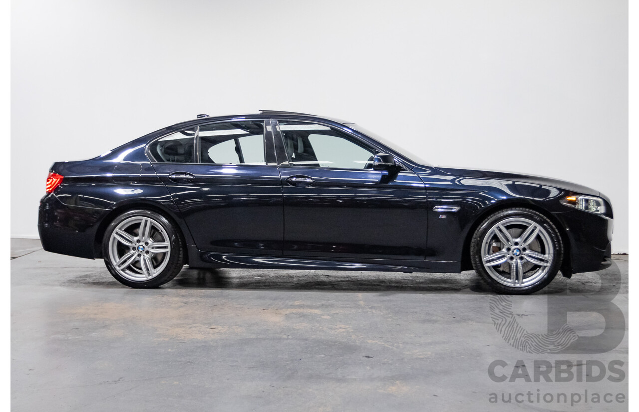 5/2014 BMW 550i LCI M-Sport F10 MY14 4d Sedan Carbon Black Metallic Twin Turbo V8 4.4L