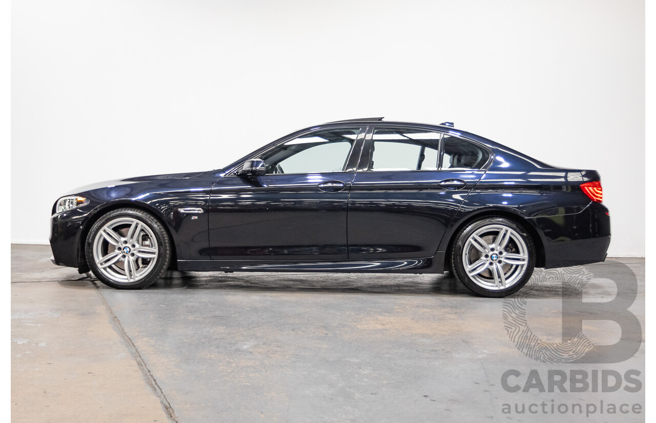 5/2014 BMW 550i LCI M-Sport F10 MY14 4d Sedan Carbon Black Metallic Twin Turbo V8 4.4L