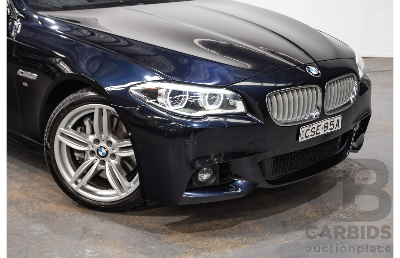5/2014 BMW 550i LCI M-Sport F10 MY14 4d Sedan Carbon Black Metallic Twin Turbo V8 4.4L