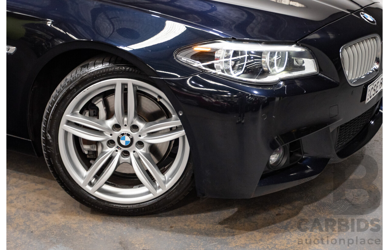 5/2014 BMW 550i LCI M-Sport F10 MY14 4d Sedan Carbon Black Metallic Twin Turbo V8 4.4L